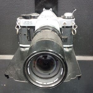 Vintage Canon AE-1 Program Camera + Canon Zoom Lens FD 100-200mm 1:5:6 Lens